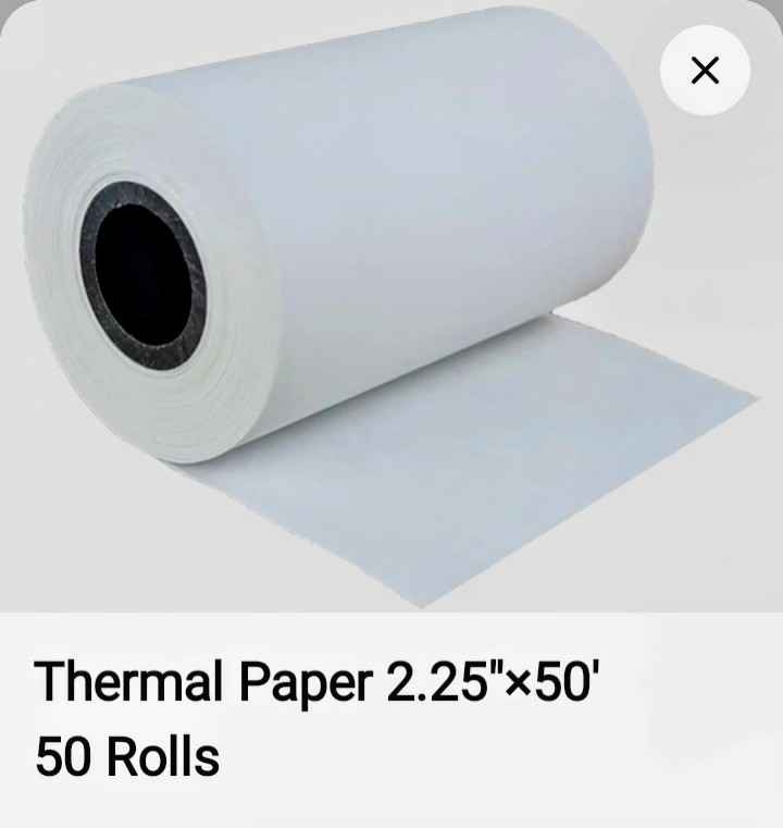 Thermal Paper Rolls 2.25"-50 ft - 50 Rolls - photo 3