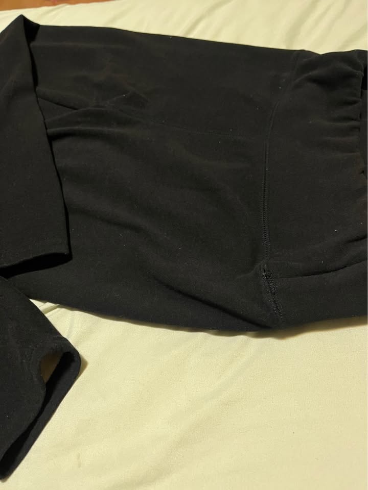 Black Thermal Long Sleeve Set - Winter Base Layer - Size S - photo 2