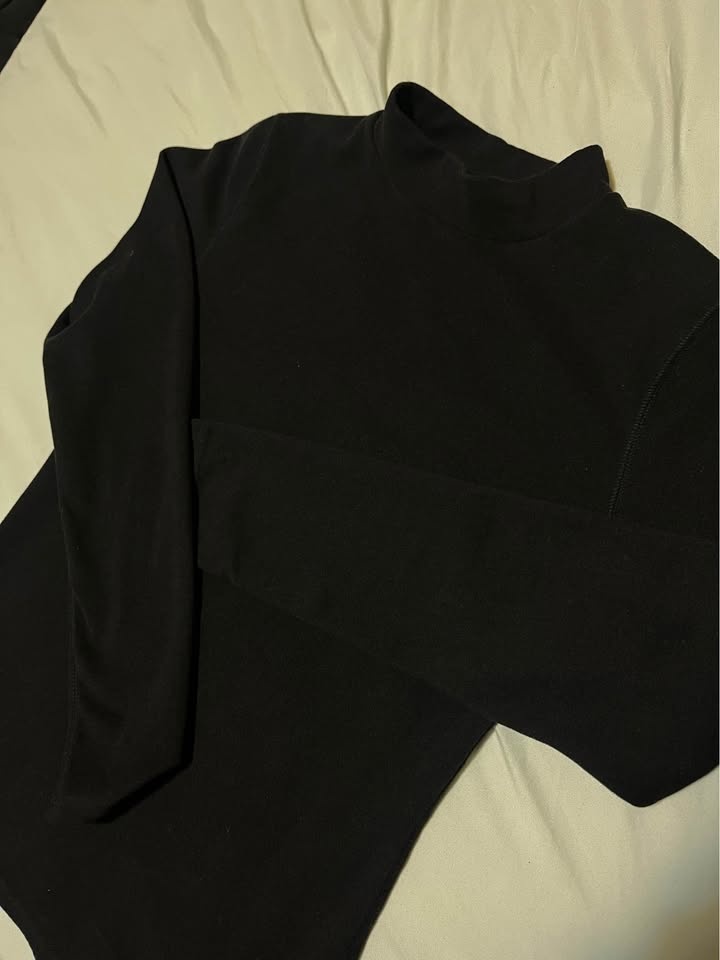 Black Thermal Long Sleeve Set - Winter Base Layer - Size S - photo 5
