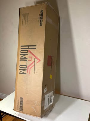 HOMCOM 9ft Snow-Flocked Pencil Christmas Tree - Brand New - photo 2