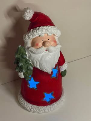 17” National Tree Co. Lighted Santa Figurine - photo 3