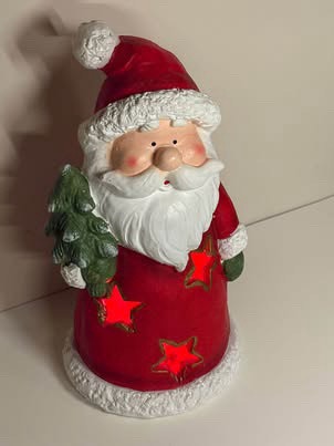 17” National Tree Co. Lighted Santa Figurine - photo 5
