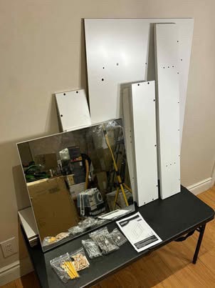 Kleankin Bathroom Mirror Cabinet w/ Storage | Good Finds - photo 2