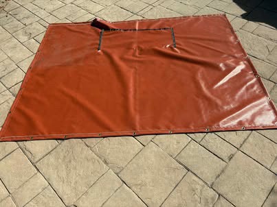 Welding Curtain Panel 6x8 ft – Heavy-Duty Flame-Resistant Vinyl - photo 3