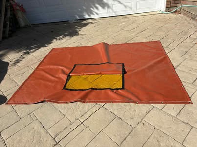 Welding Curtain Panel 6x8 ft – Heavy-Duty Flame-Resistant Vinyl - photo 4