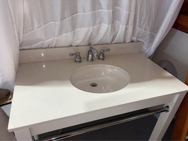 Hotel Bathroom Vanity w/ Stone Top + Faucet – $99 – Burlington - photo 5