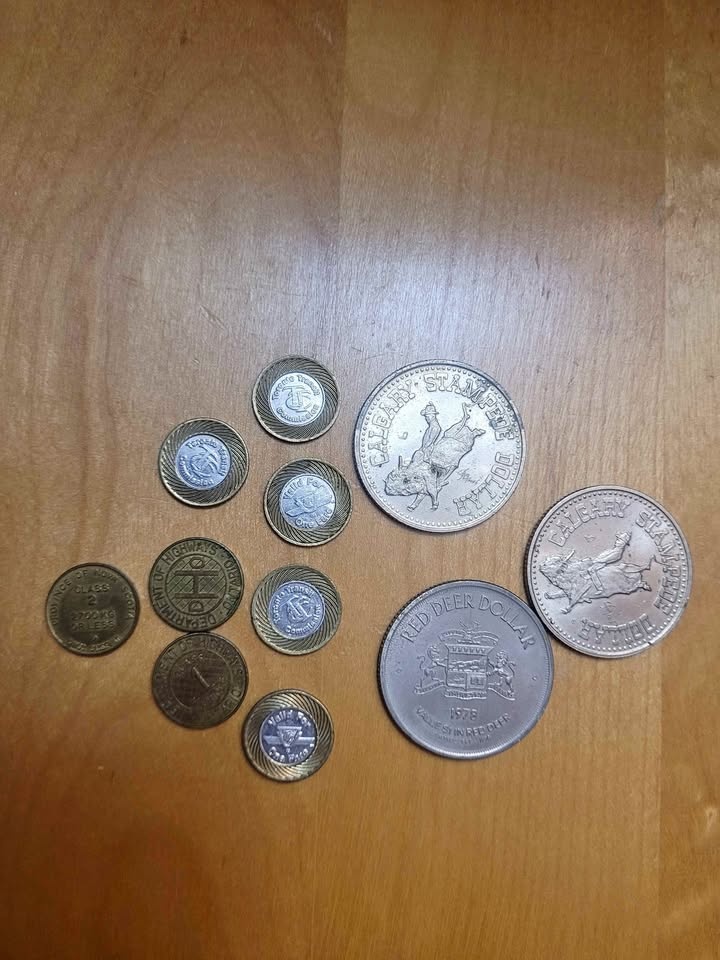 Assorted Canadian Token Coins
