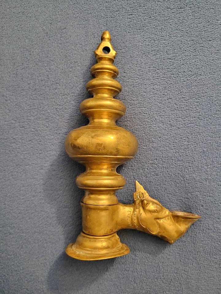 Antique Asian Oil Lamp