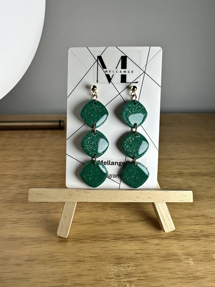 St. Patrick's Day Earrings | Handmade Statement Earrings