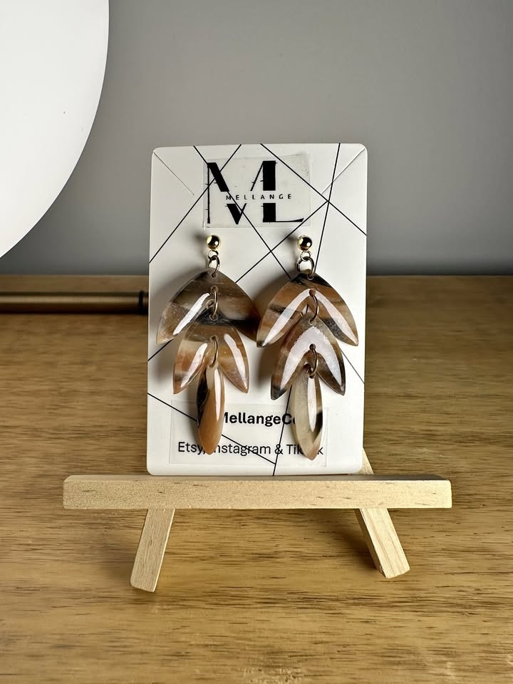 Handmade Unique Statement Drop Earrings