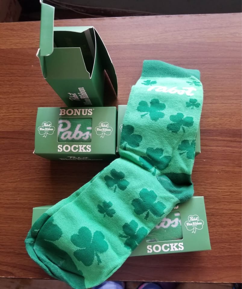 St Patrick's Day Shamrock Socks (Pabst) - 5 Pairs