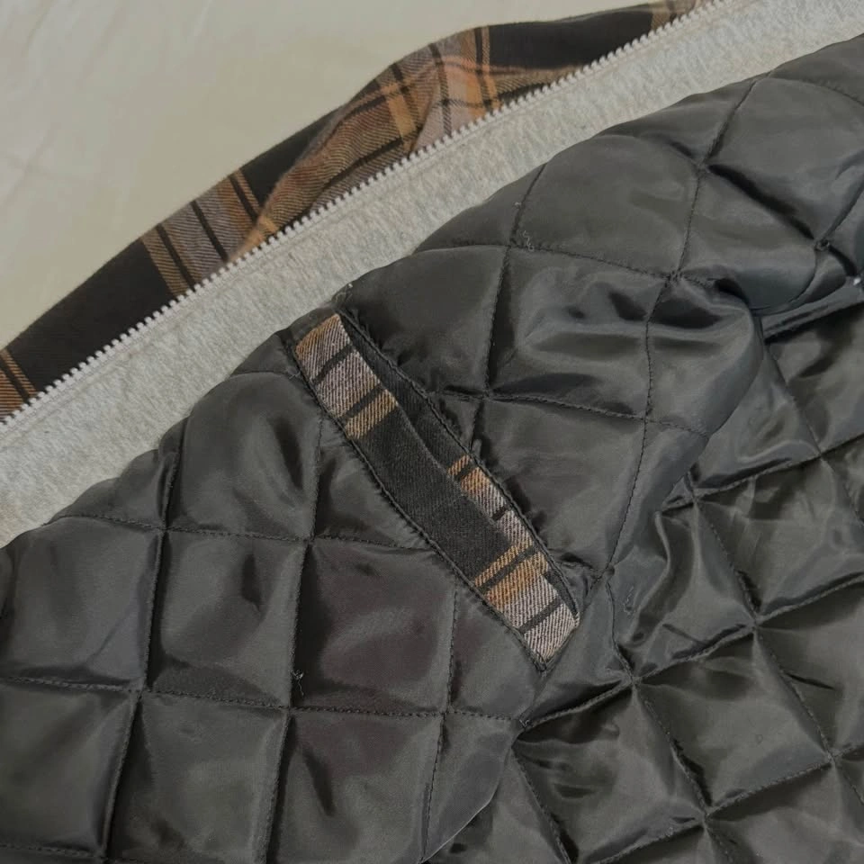 Dakota Hooded Quilted Flannel Workwear Jacket Mens M - photo 4