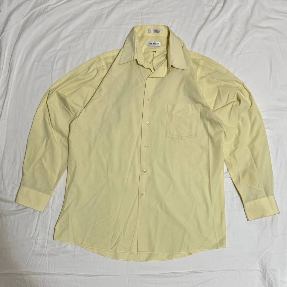 Men's Yellow Dress Shirt