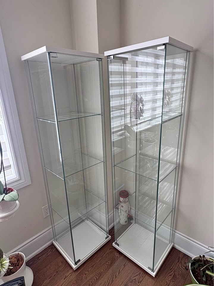 Glass-door cabinet