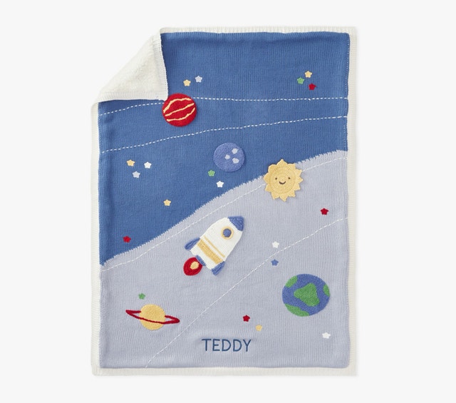 Space Heirloom Baby Blanket