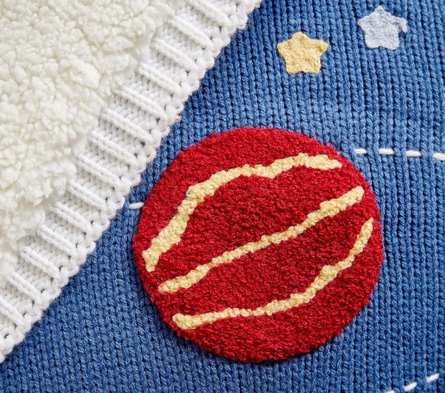 Space Heirloom Baby Blanket - photo 2