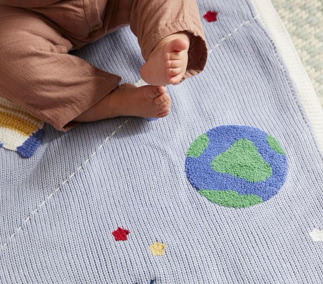 Space Heirloom Baby Blanket - photo 4