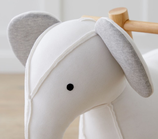 Elephant Cotton Plush Nursery Rocker - photo 2