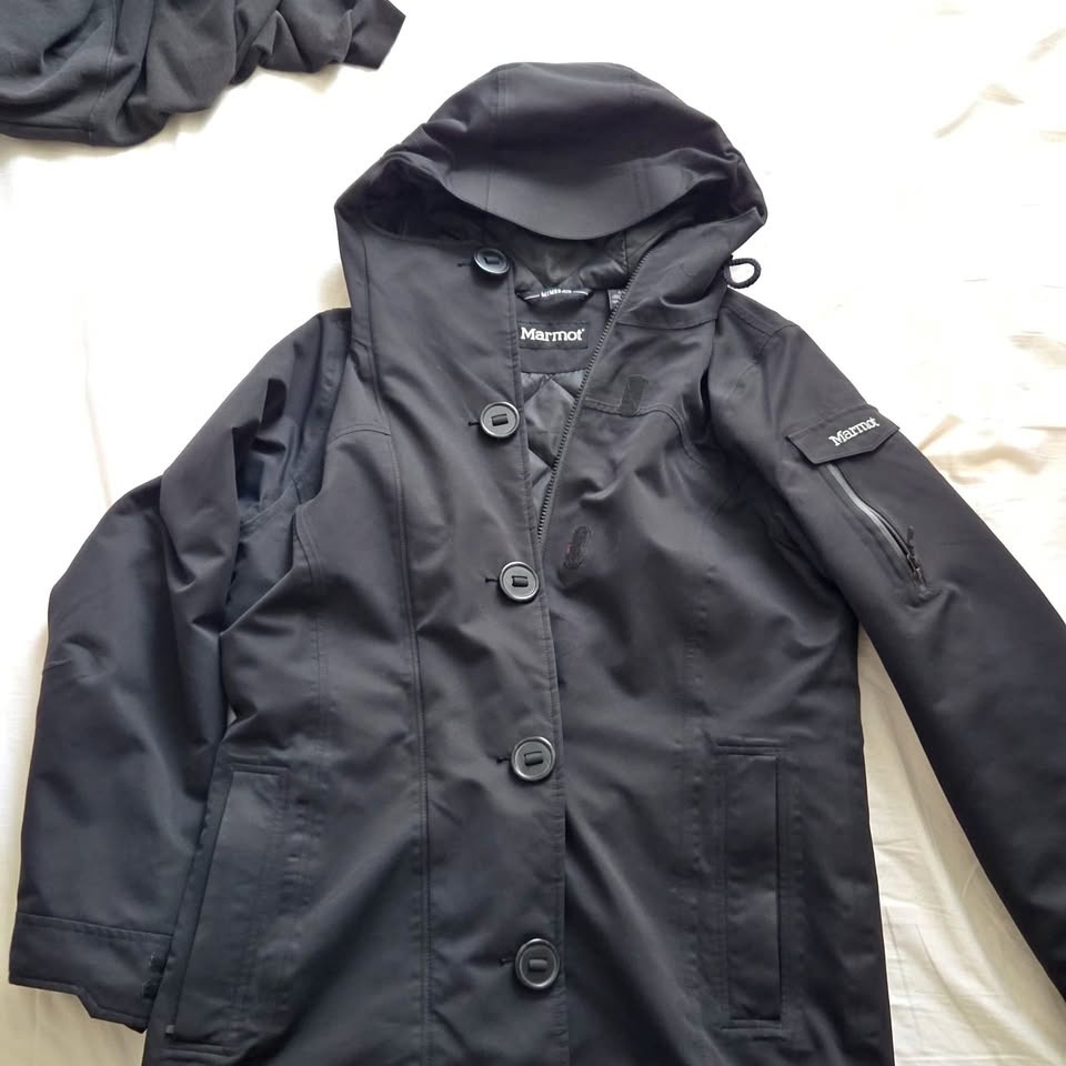 Marmot MemBrain Hooded Parka - Women's Large - Black