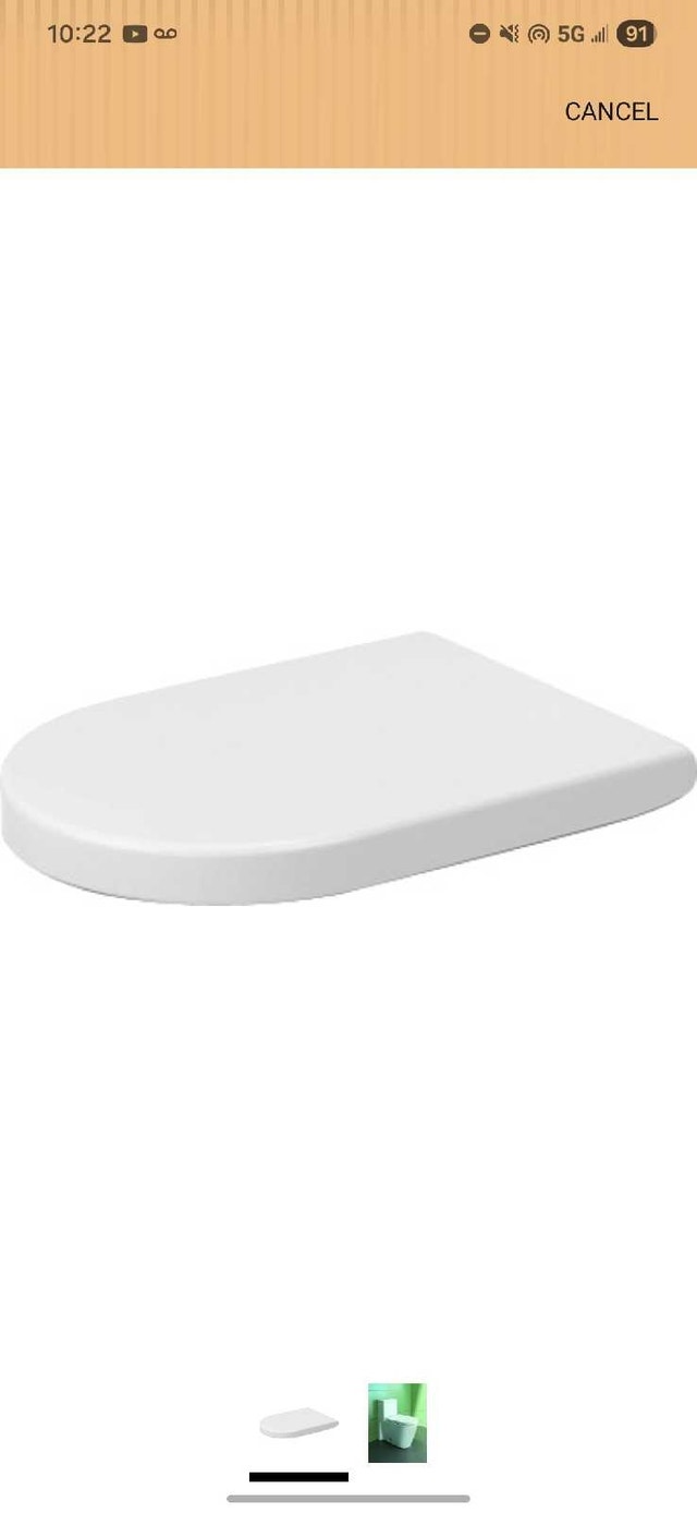 Duravit White Alpine Soft Close Modern Toilet Seat - Brand New - photo 2