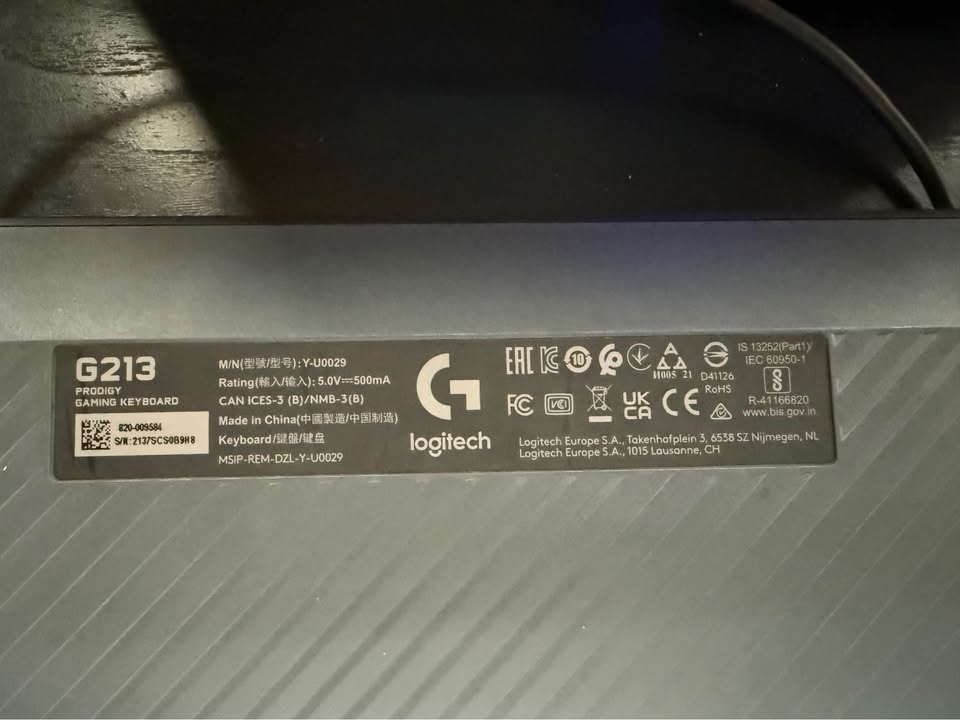 Logitech G213 Prodigy Gaming Keyboard - photo 2