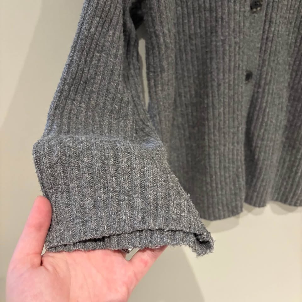American Eagle Outfitters Charcoal Button-Up Cardigan Small - photo 5