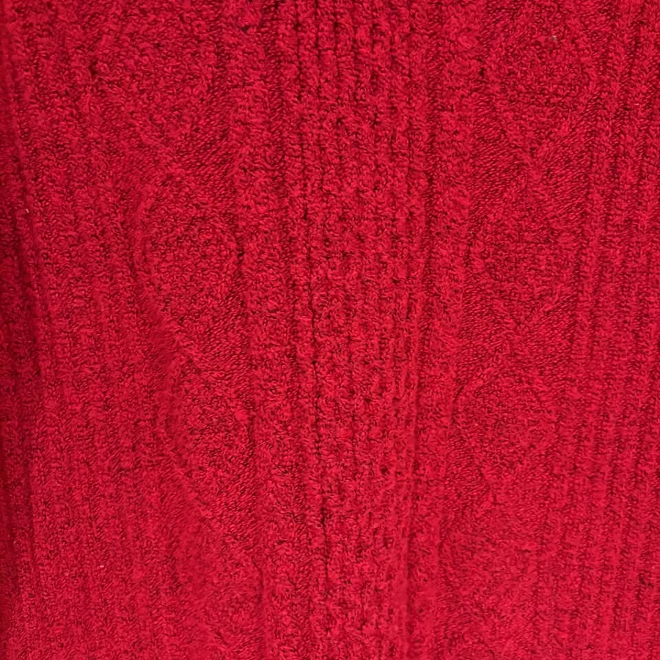 Northern Reflections Red Cable Knit Sweater XL - photo 4