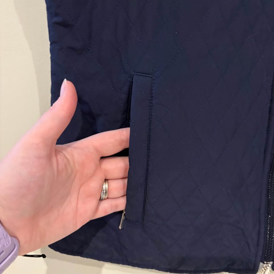 Ashworth Dark Blue Sleeveless Vest Med - photo 4