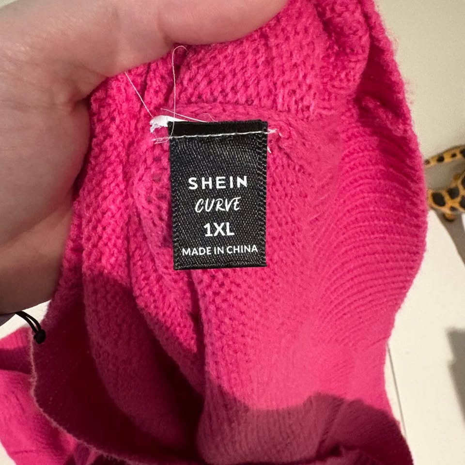 SHEIN Fuchsia Cowl Neck Sweater 1XL - photo 4