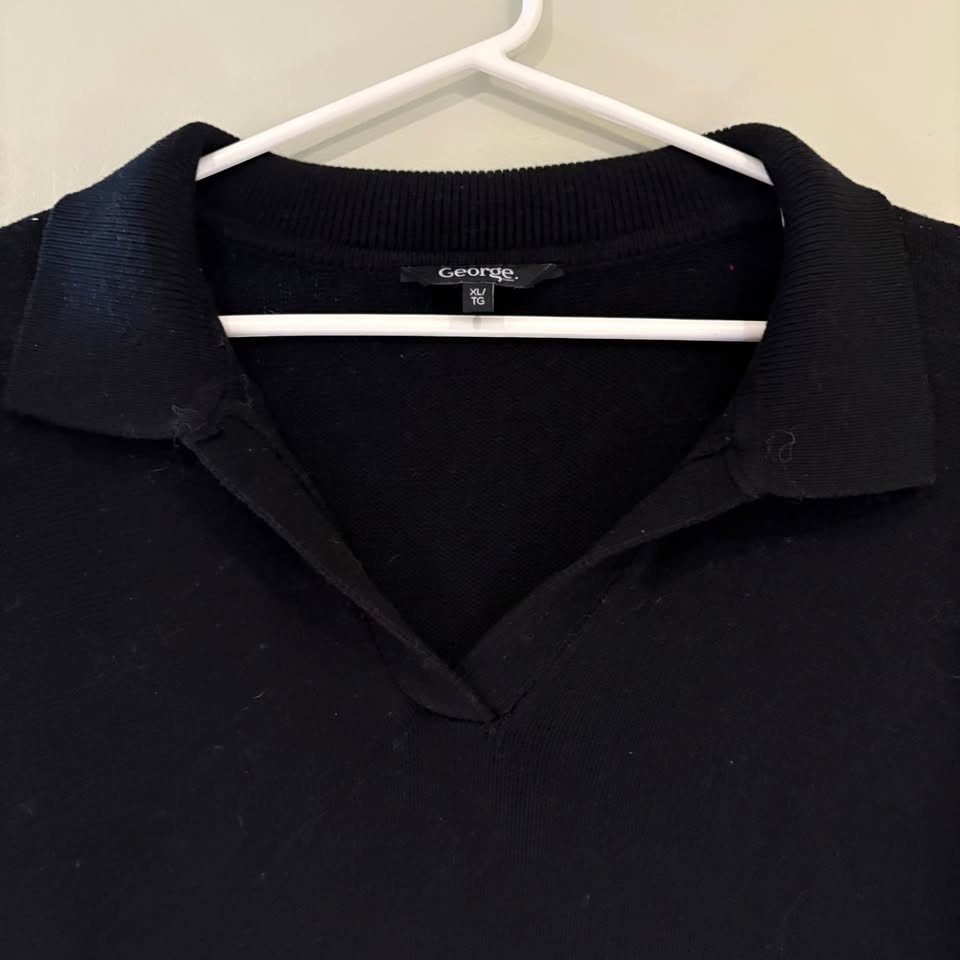 George Classic Black Knit Sweater XL - photo 3