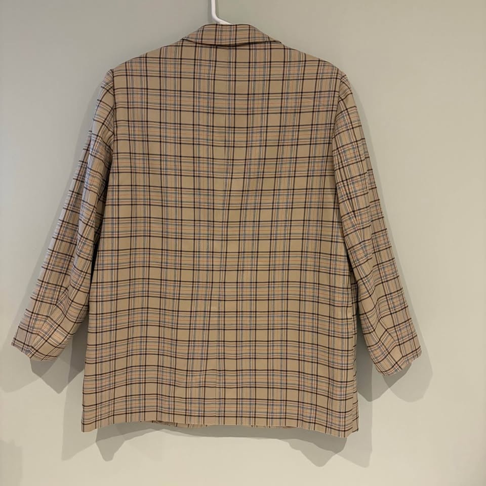 Vero Moda Checkered Tan Blazer - photo 2