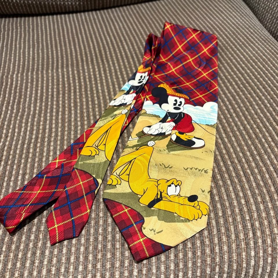 Mickey and Pluto Golfing Tie - photo 2