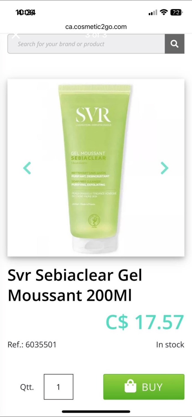 SVR Sebiaclear Gel Moussant (200 mL) - photo 3