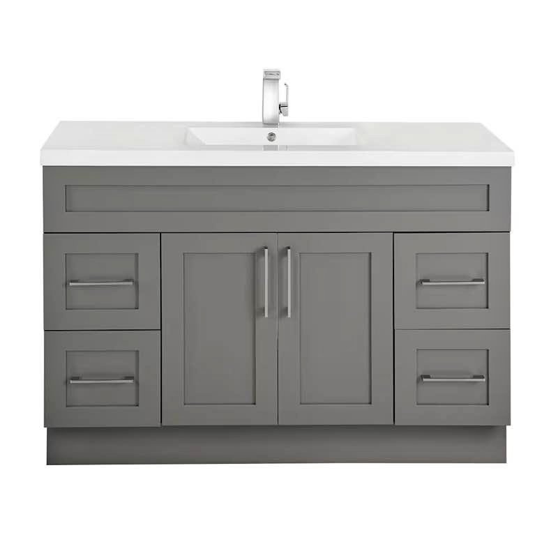 Freestanding Vanity with Acrylic Top (49"x22.5")