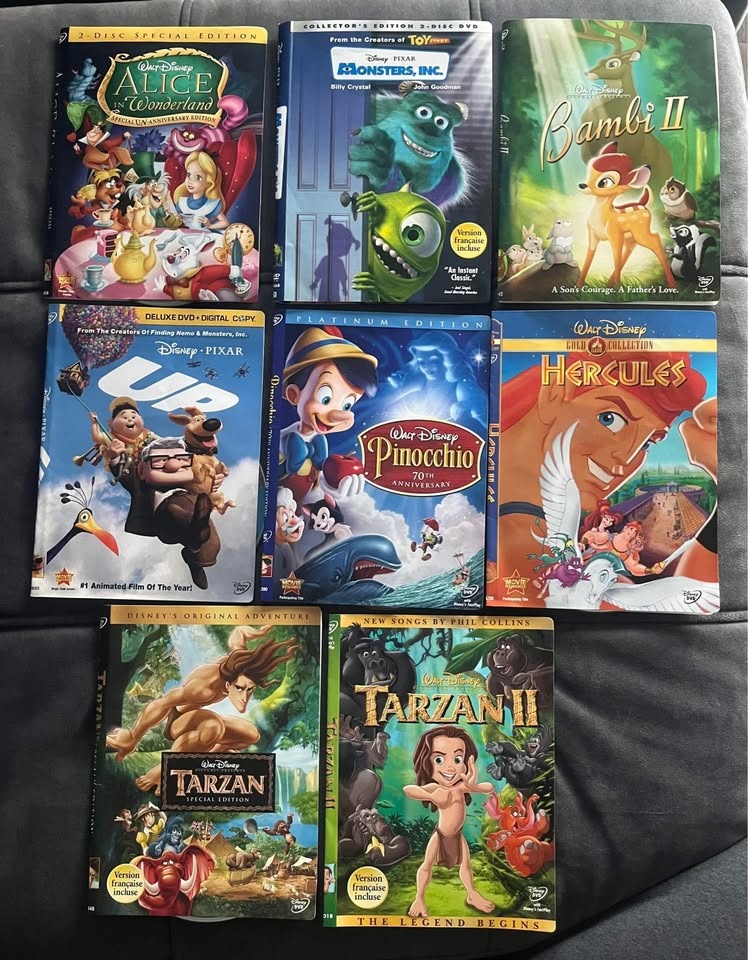 Lot of Disney Movies