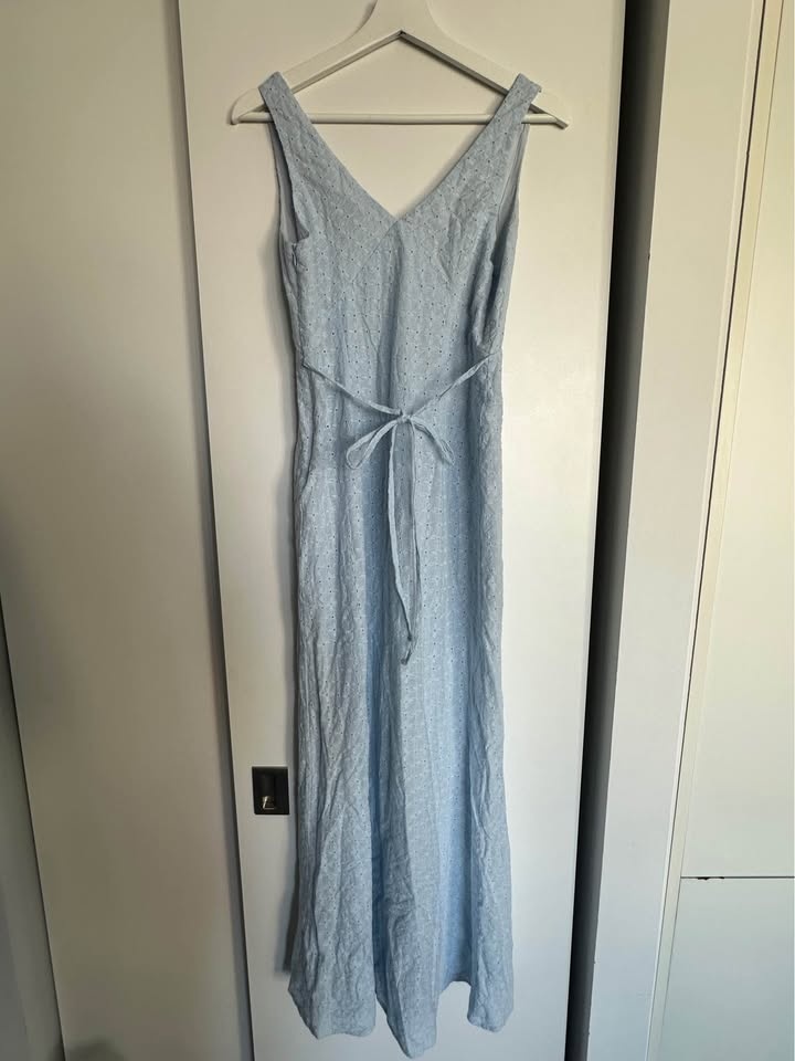 Princess Polly Nellie Anglaise Maxi Dress Blue US 4 - photo 3