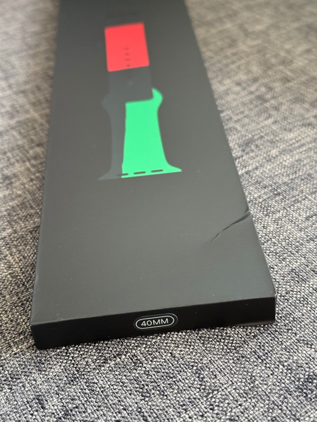 Apple Watch 40mm Black Unity Sport Band - Brand New