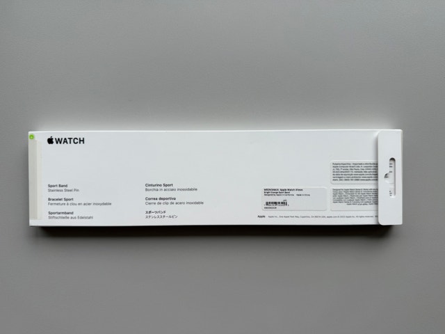 Apple Watch 41mm Sport Band - Bright Orange - Brand New - photo 2