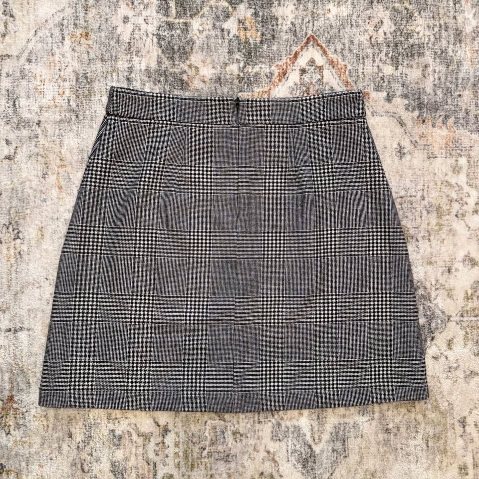 Wool Blend Plaid Skirt Size 8 - photo 2