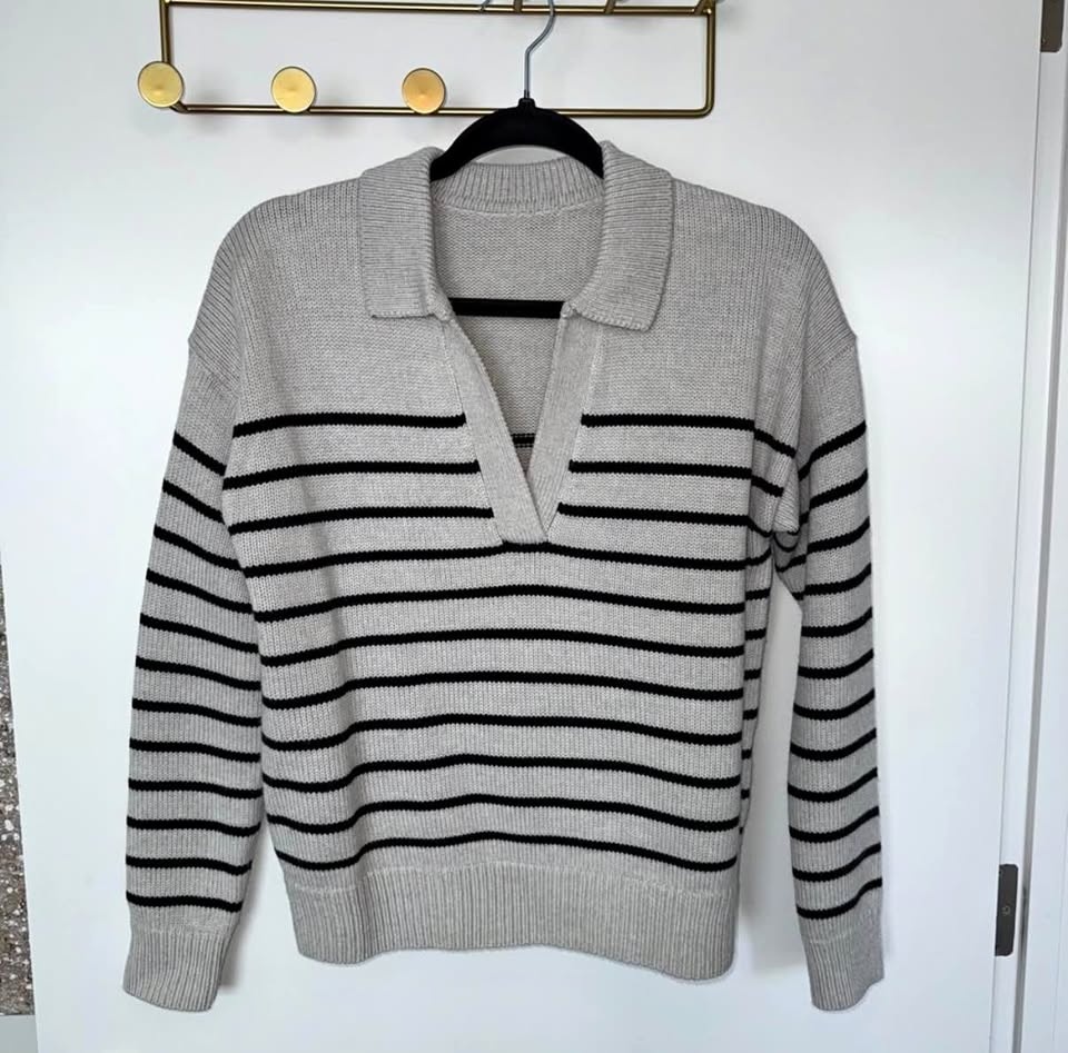 Aritzia Wilfred Clara Merino Wool Polo Knit Sweater XS - photo 2