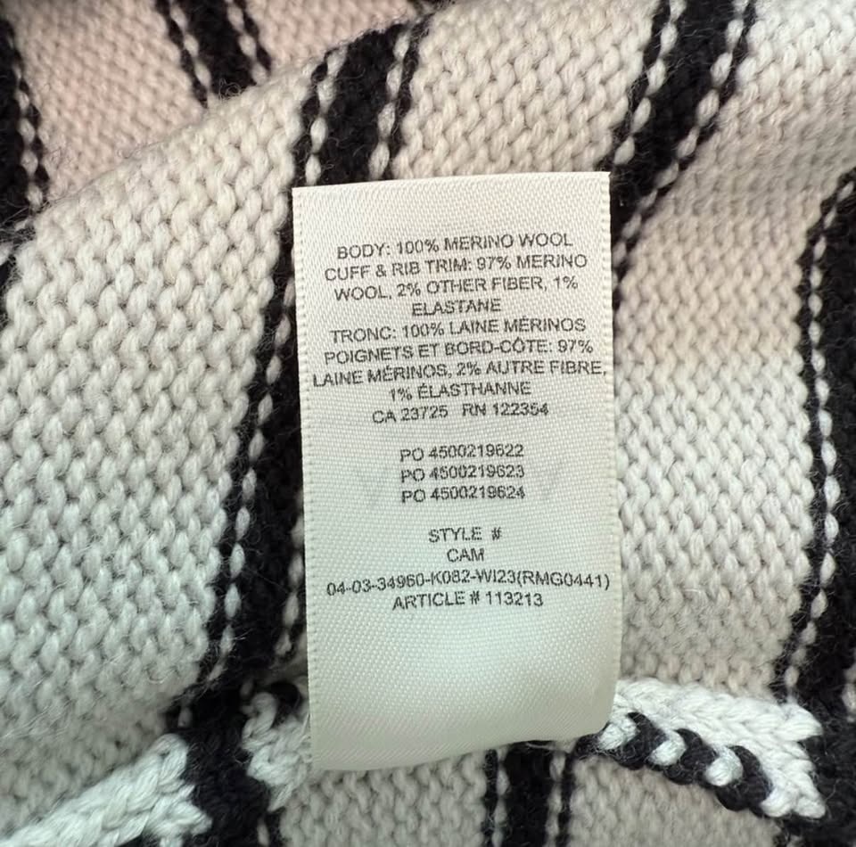 Aritzia Wilfred Clara Merino Wool Polo Knit Sweater XS - photo 5