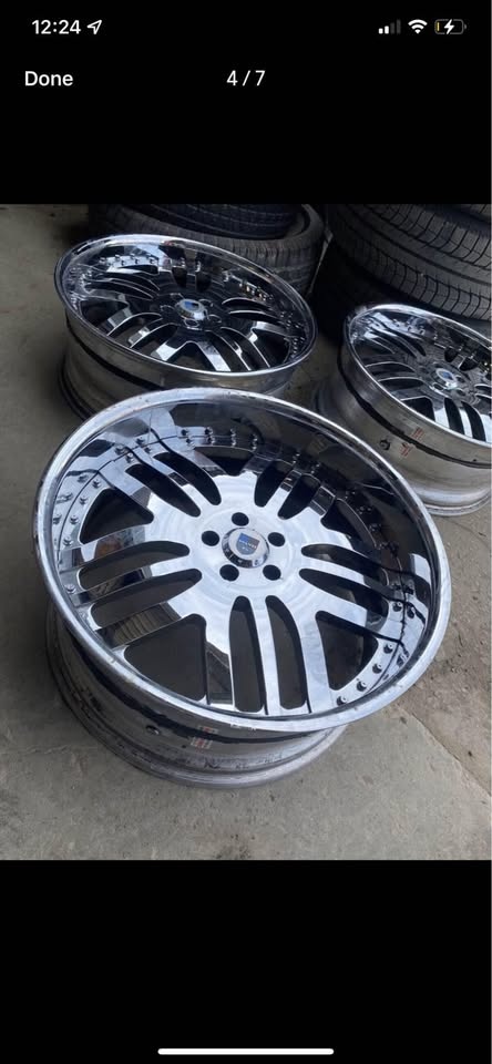 Staggered 22” Wheels for Chrysler 5x115 (300/Charger/Challenger) - photo 4