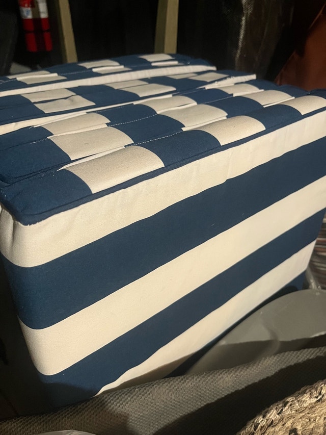 Outdoor bench cushions for sale