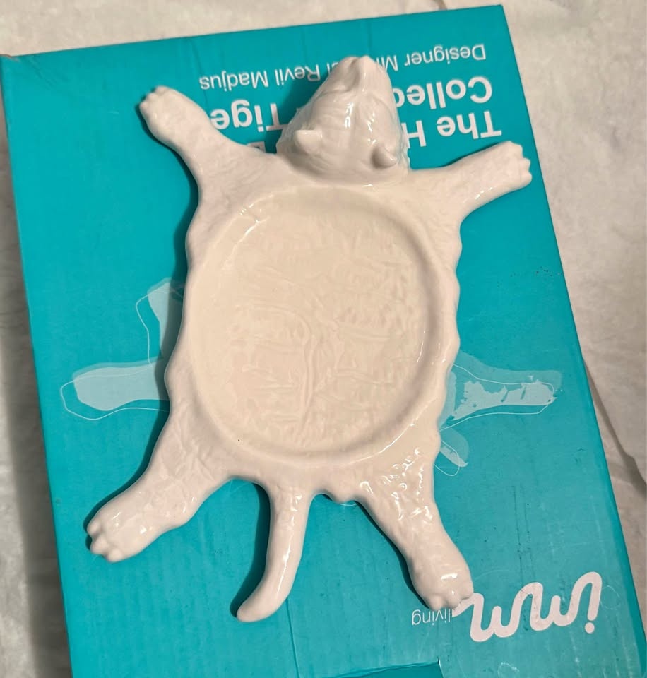 NEW Lion shaped porcelain trinket dish by Imm Living