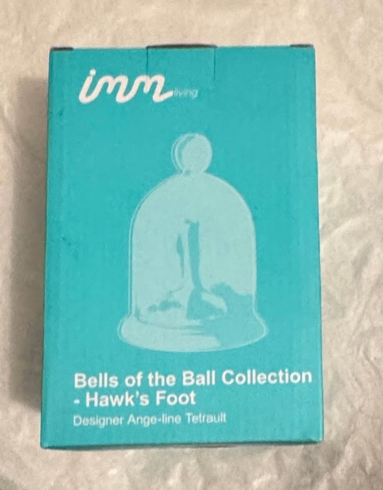 NEW Hawk’s foot porcelain & glass bell jar figure. - photo 3