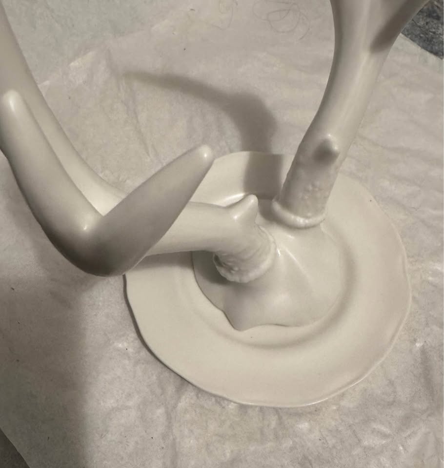 NEW Deer Antler Porcelain Jewelry Holder - photo 3