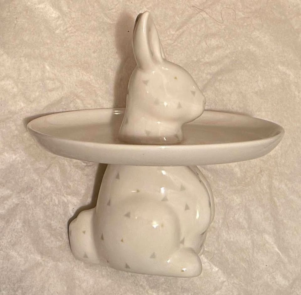 NEW Rabbit porcelain cake stand by Imm Living