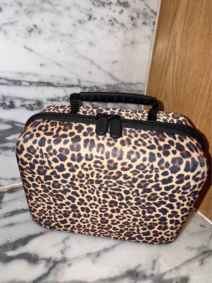 Leopard Print Battery Storage Case