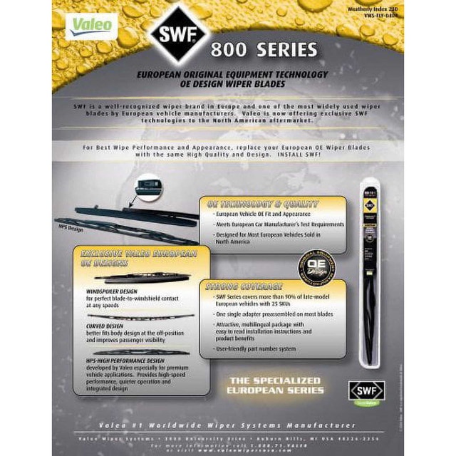 Valeo SWF 20" Easyfit Wiper Blade (500 Series) - photo 3