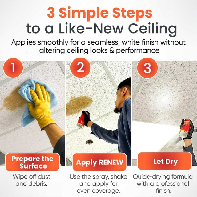 BRODI Renew Acoustic Ceiling Tile Spray Paint - photo 5